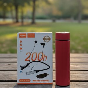 Regrsi RE-NY060 - ব্লুটুথ হেডসেট & Digital Temperature Indicator Insulated Flask