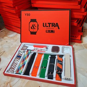 Y80 Ultra Smartwatch With 8 Strap- Y80 আল্ট্রা স্মার্টওয়াচ ৮টি স্ট্র্যাপ সহ ( ডেলিভারি ফ্রি)